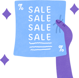 Cute Quirky Sale Flyer